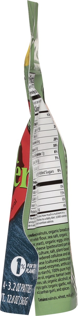 slide 6 of 9, Walnut Burger Walnut & Cheese Patty 4 ea, 4 ct