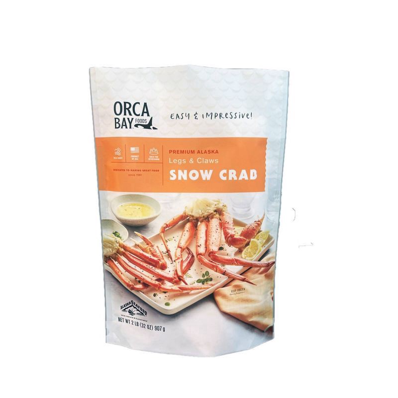 slide 5 of 5, Orca Bay Opilio Snow Crab Clusters, 2 lb