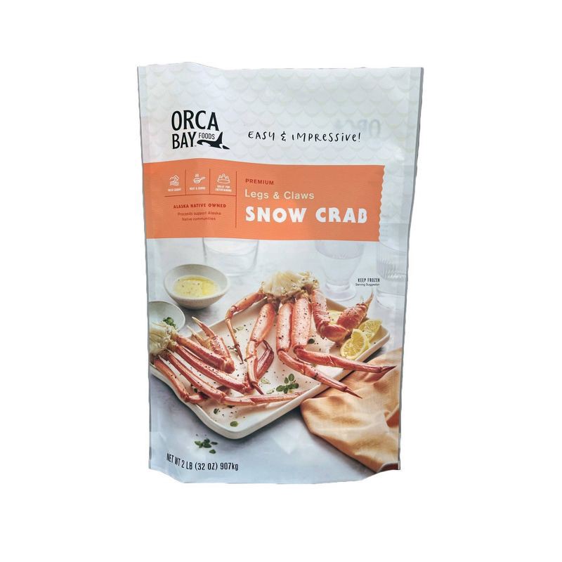 slide 1 of 5, Orca Bay Opilio Snow Crab Clusters, 2 lb