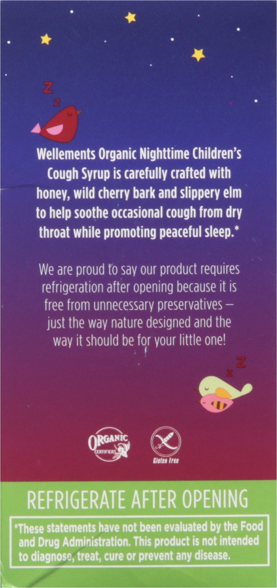 slide 2 of 9, Wellements Organic Child Cough & Mucus Syrup Nightime, 4 oz