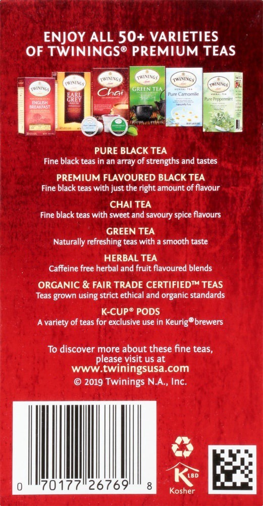 slide 2 of 4, Twinings Chai Tea Bags Pumpkin Spice Black Tea 20 - 20 ct, 20 ct