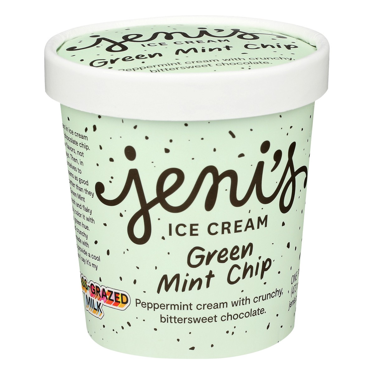 slide 5 of 9, Jeni's Green Mint Chip Ice Cream 1 pt, 1 pint