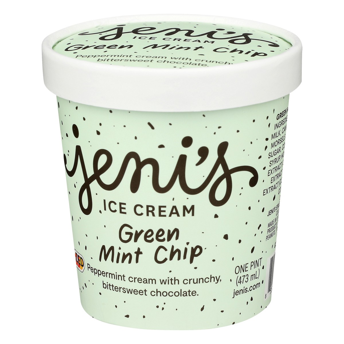 slide 3 of 9, Jeni's Green Mint Chip Ice Cream 1 pt, 1 pint
