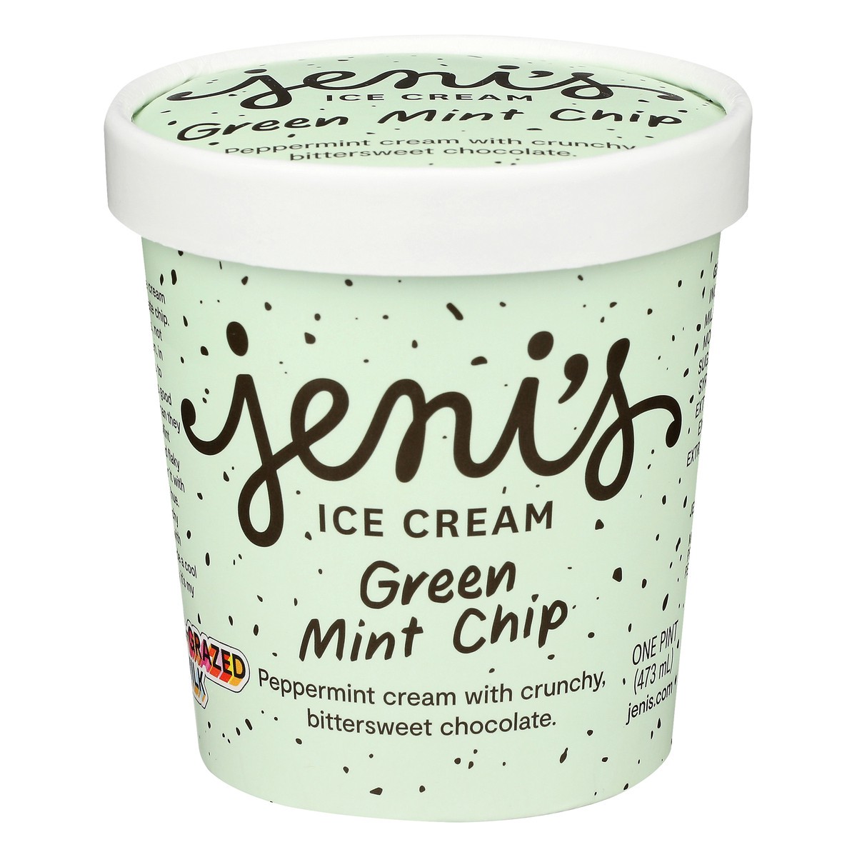 slide 1 of 9, Jeni's Green Mint Chip Ice Cream 1 pt, 1 pint
