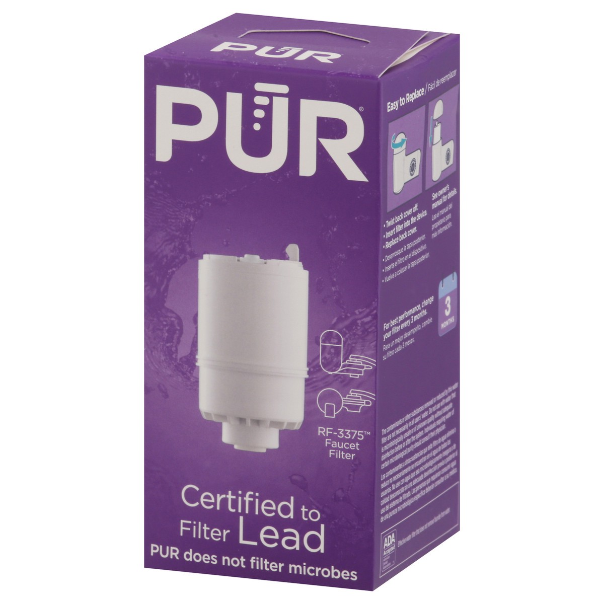 slide 5 of 11, PUR RF-3375 Faucet Filter 1 ea, 1 ct