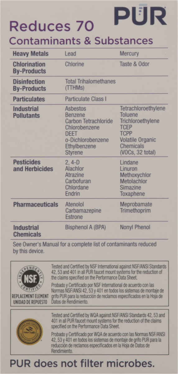 slide 2 of 11, PUR RF-3375 Faucet Filter 1 ea, 1 ct