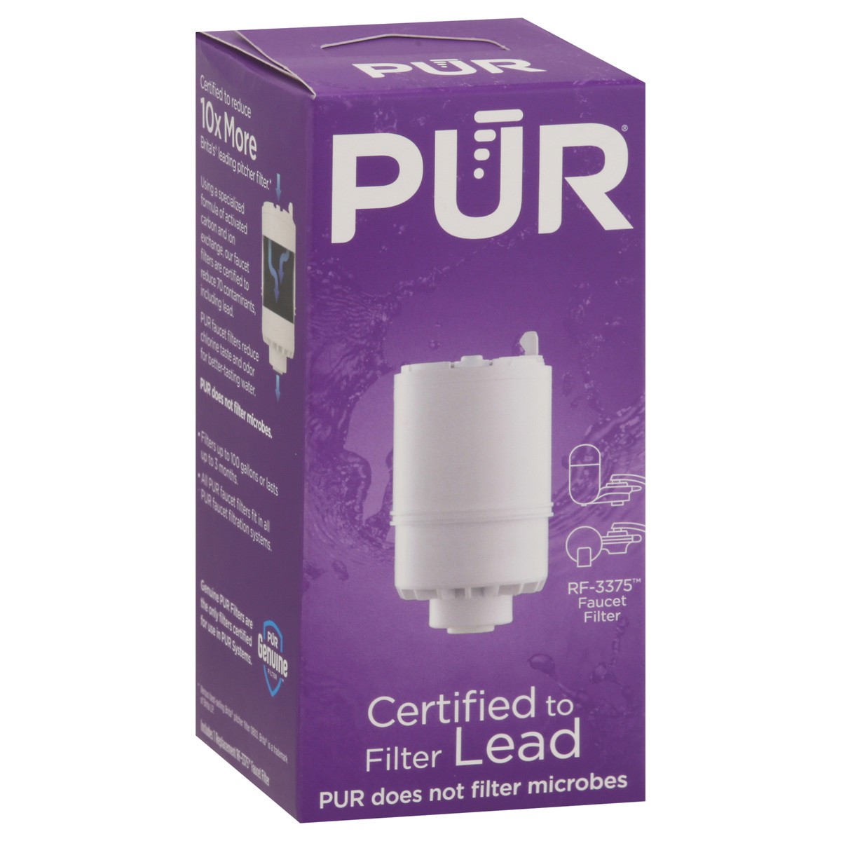 slide 4 of 11, PUR RF-3375 Faucet Filter 1 ea, 1 ct