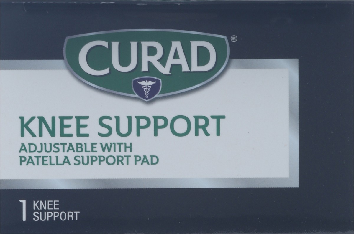 slide 2 of 11, Curad Adjustable Compression Knee Support 1 ea, 1 ct