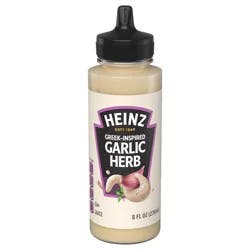 Heinz Greek-Inspired Garlic & Herb Sauce, 8 fl oz