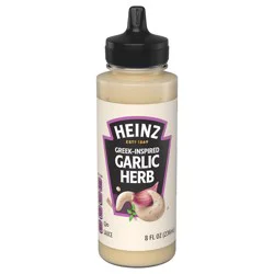 Heinz Greek-Inspired Garlic & Herb Sauce, 8 fl oz