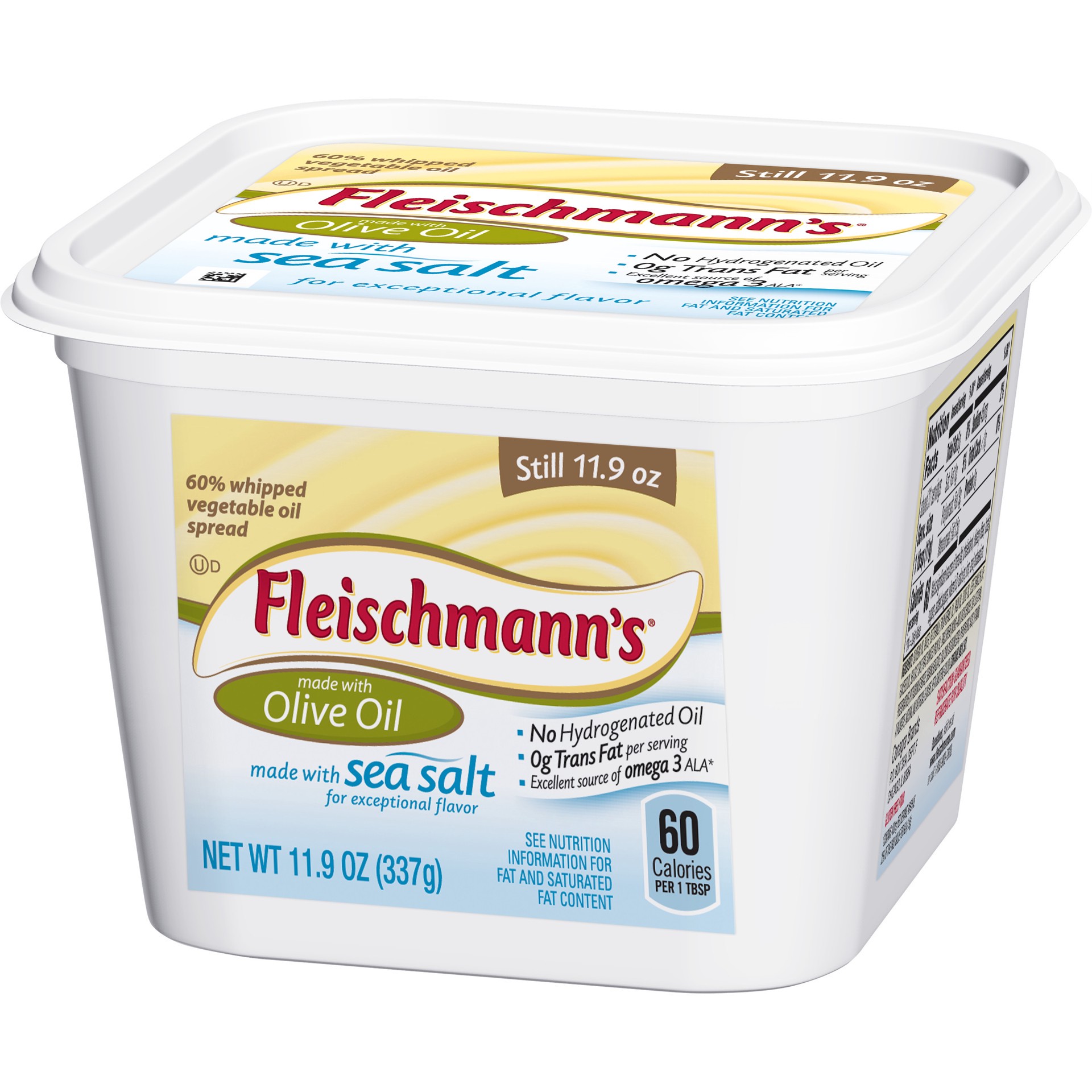 slide 5 of 5, Fleischmann's 60% Whipped Vegetable Oil Spread 11.9 oz, 11.9 oz