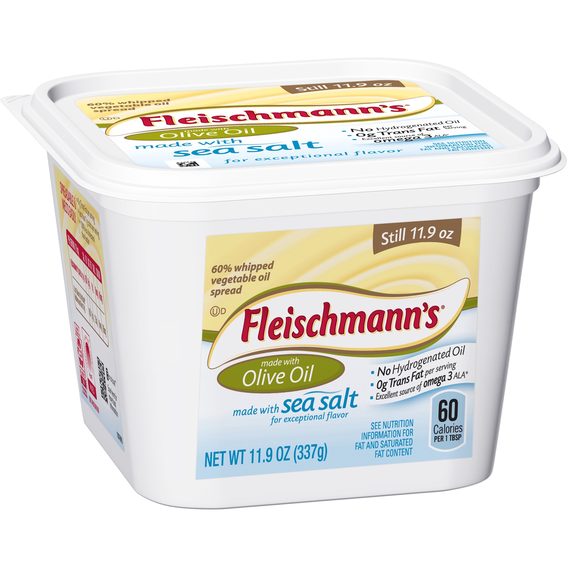 slide 3 of 5, Fleischmann's 60% Whipped Vegetable Oil Spread 11.9 oz, 11.9 oz