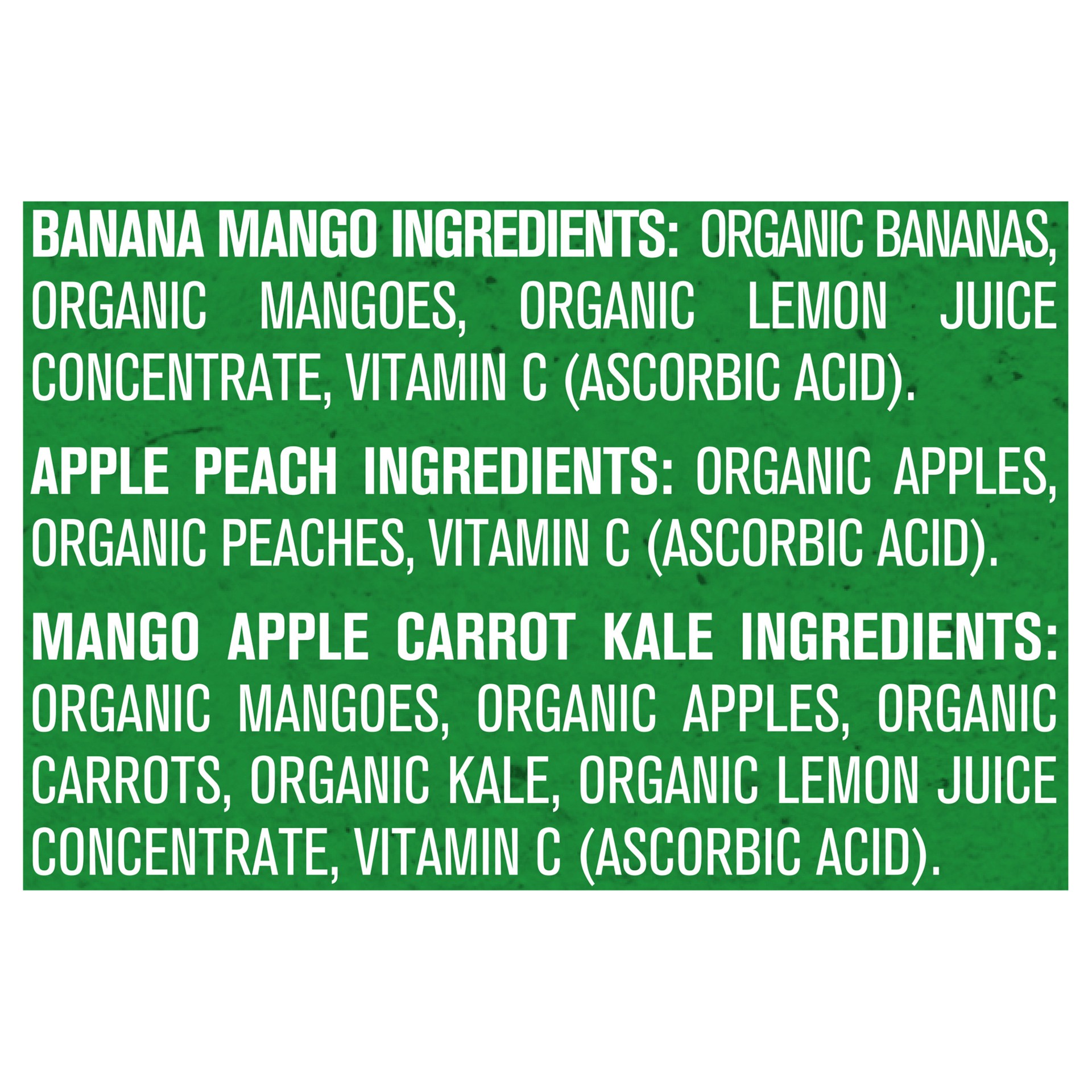 slide 2 of 5, Gerber 2nd Foods Organic for Baby Fruit and Veggie Favorites, Variety Pack, 3.5 oz Pouch (9 Pack), 9 ct