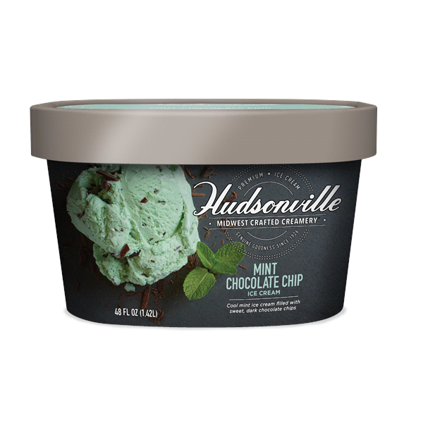 slide 1 of 1, Hudsonville Ice Cream Mint Choc Chip, 48 oz