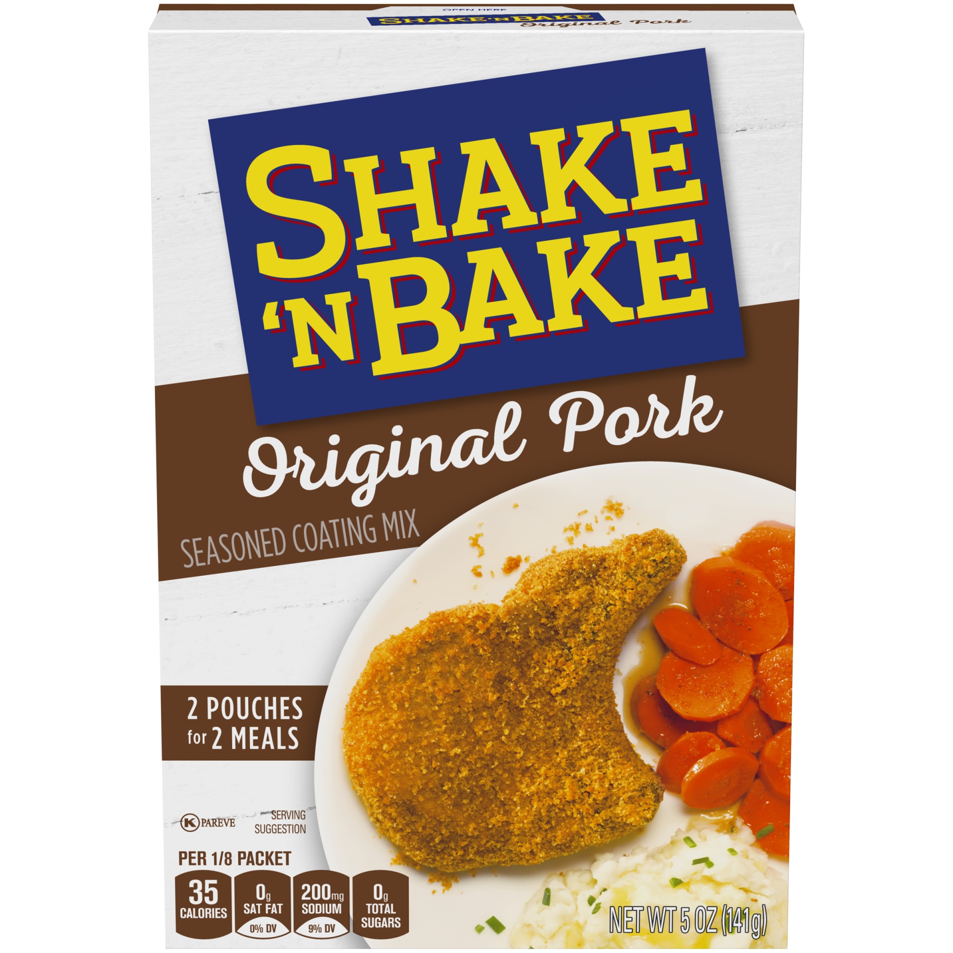 slide 1 of 7, Shake 'n Bake Coating Mix, Original Pork, 6 oz