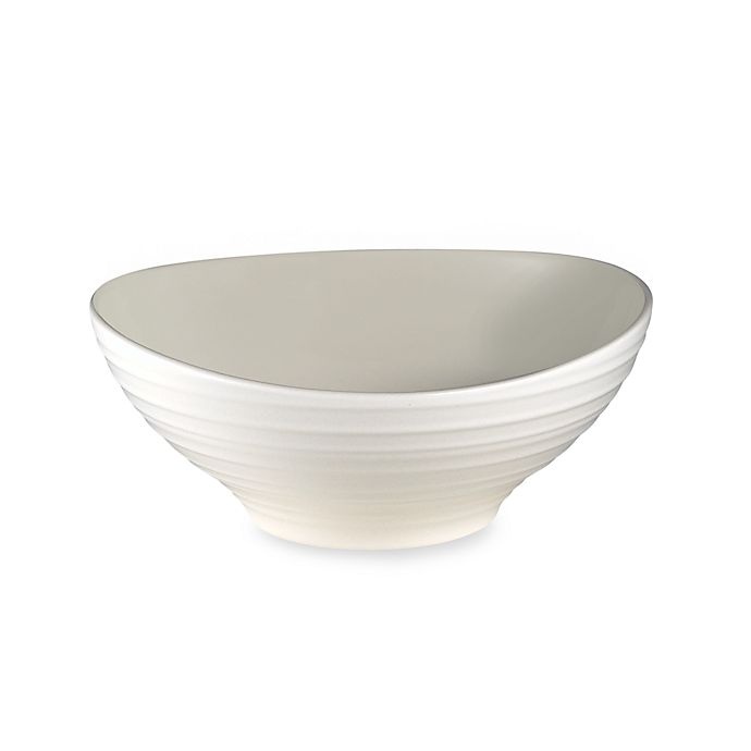 slide 1 of 1, Mikasa Swirl Cereal Bowl - White, 1 ct