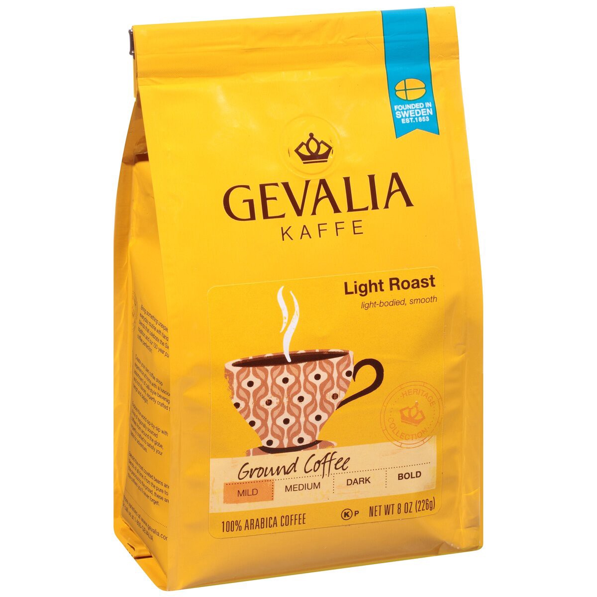 slide 7 of 7, Gevalia Light Roast Ground Coffee - 8 oz, 8 oz