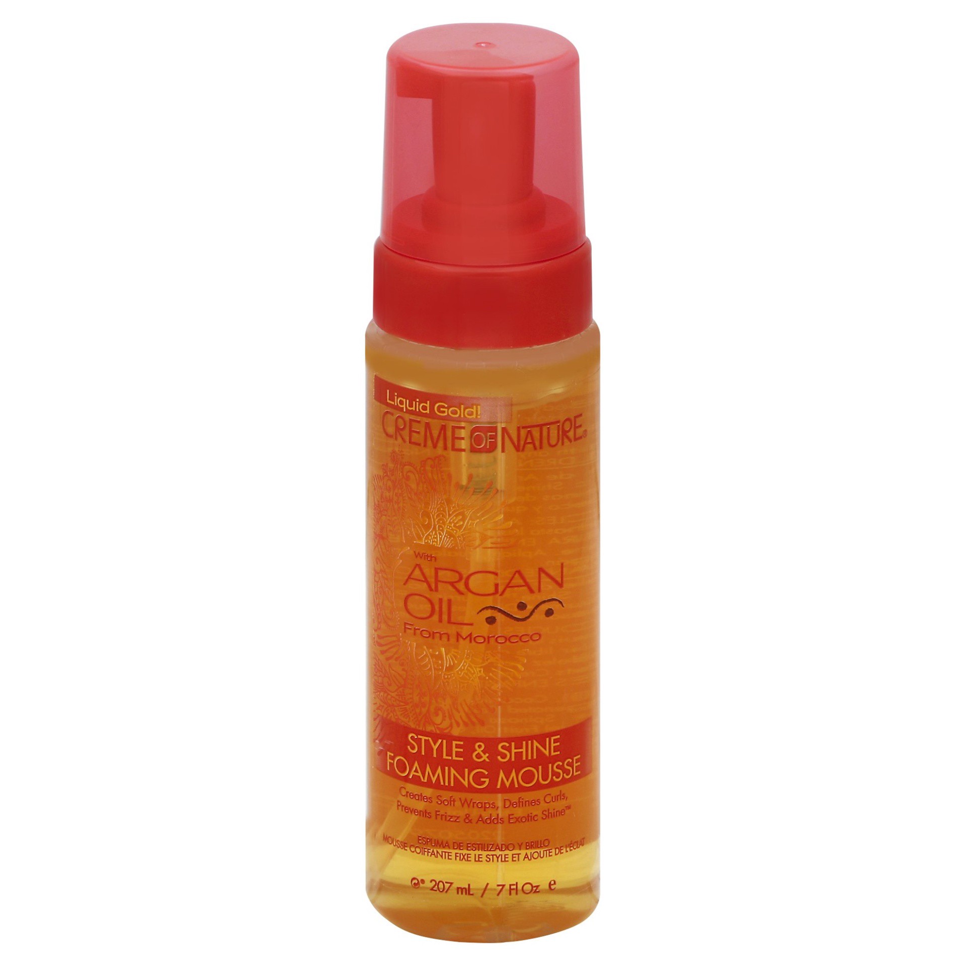 slide 1 of 1, Creme Of Nature Crème Of Nature Style & Shine With Argan Oil, 7 oz