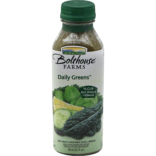 slide 2 of 2, Bolthouse Farms Daily Greens Juice, 15.2 fl oz