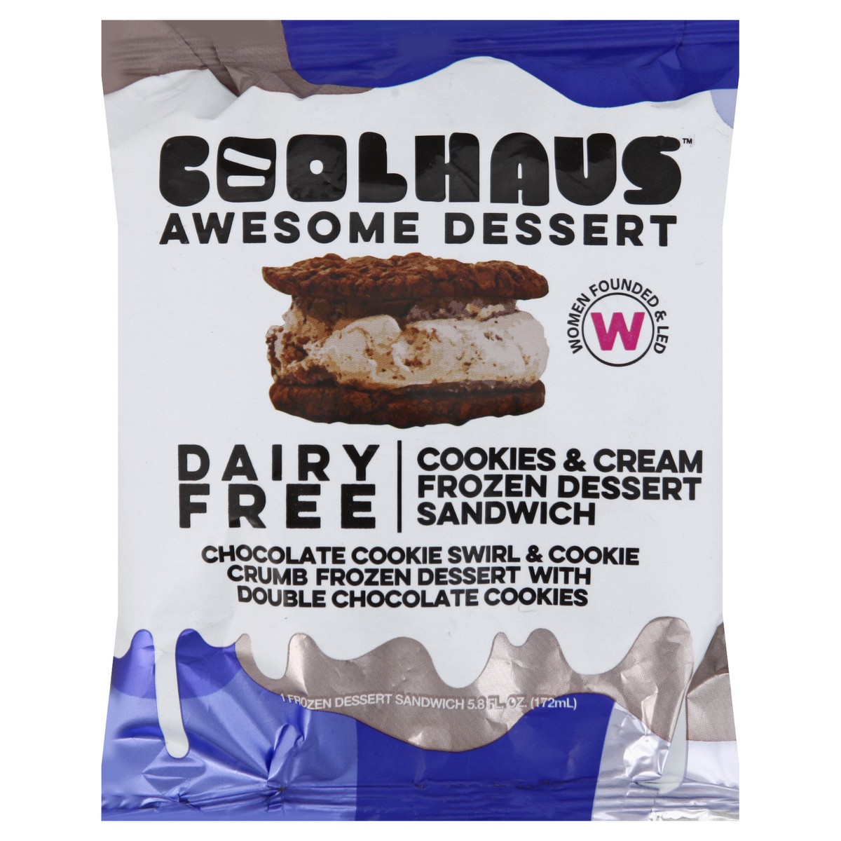 slide 5 of 7, Coolhaus Frozen Dessert Sandwich 1 ea, 1 ct