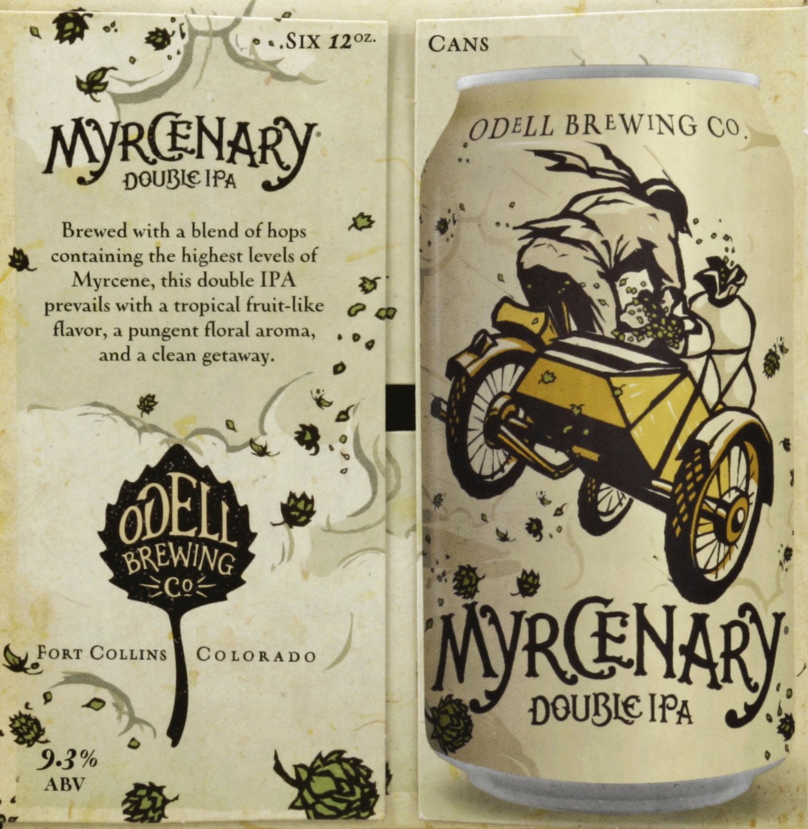 slide 4 of 6, ODELL BREWING CO Odell Brewing Myrcenary Double IPA- 6 Pack 12 fl oz. Cans, 72 fl oz