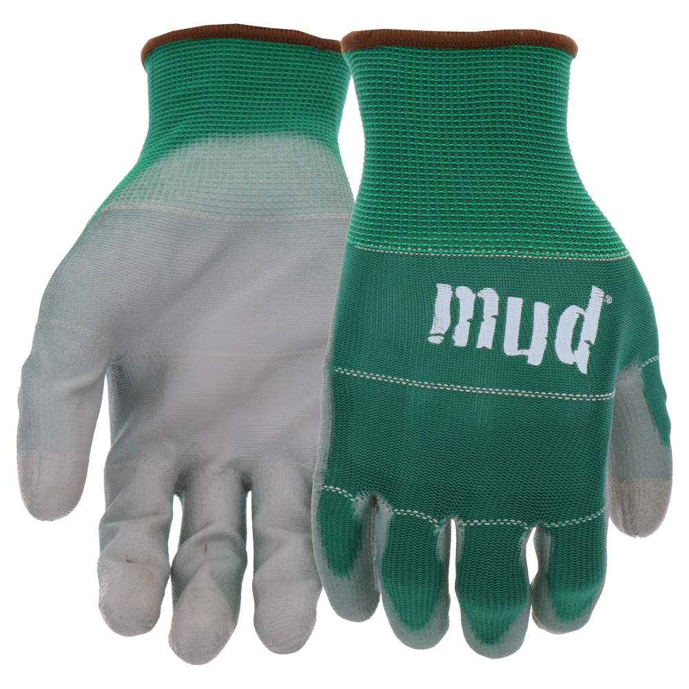 slide 1 of 1, Mud Smart Mud Gardening Gloves - Cucumber, LG