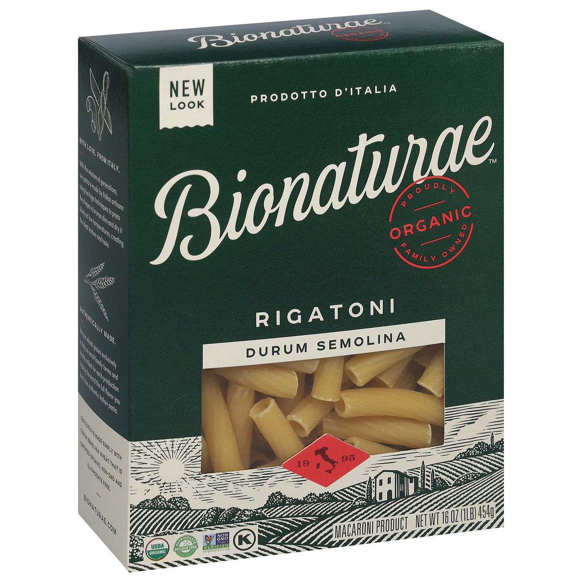 slide 9 of 9, Bionaturae Organic Rigatoni, 16 oz