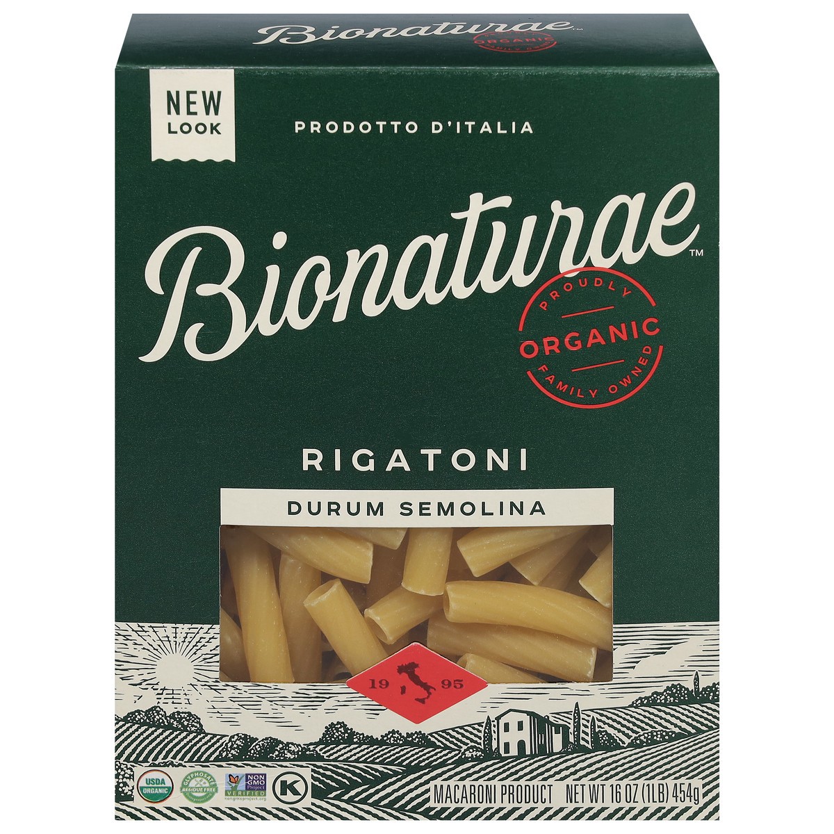 slide 1 of 9, Bionaturae Organic Rigatoni, 16 oz