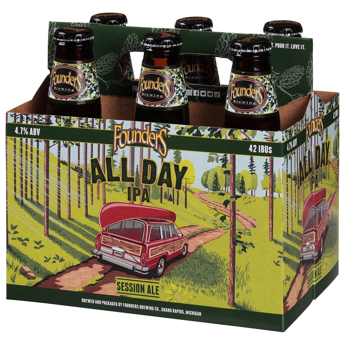 slide 8 of 9, Founders Brewing Co. Brewing Co. All Day Ipa, 6 ct; 12 fl oz