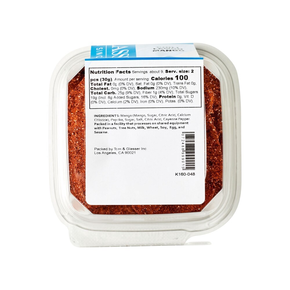 slide 2 of 3, Torn & Glasser Torn Glasser Chili Lemon Mango, 9 oz