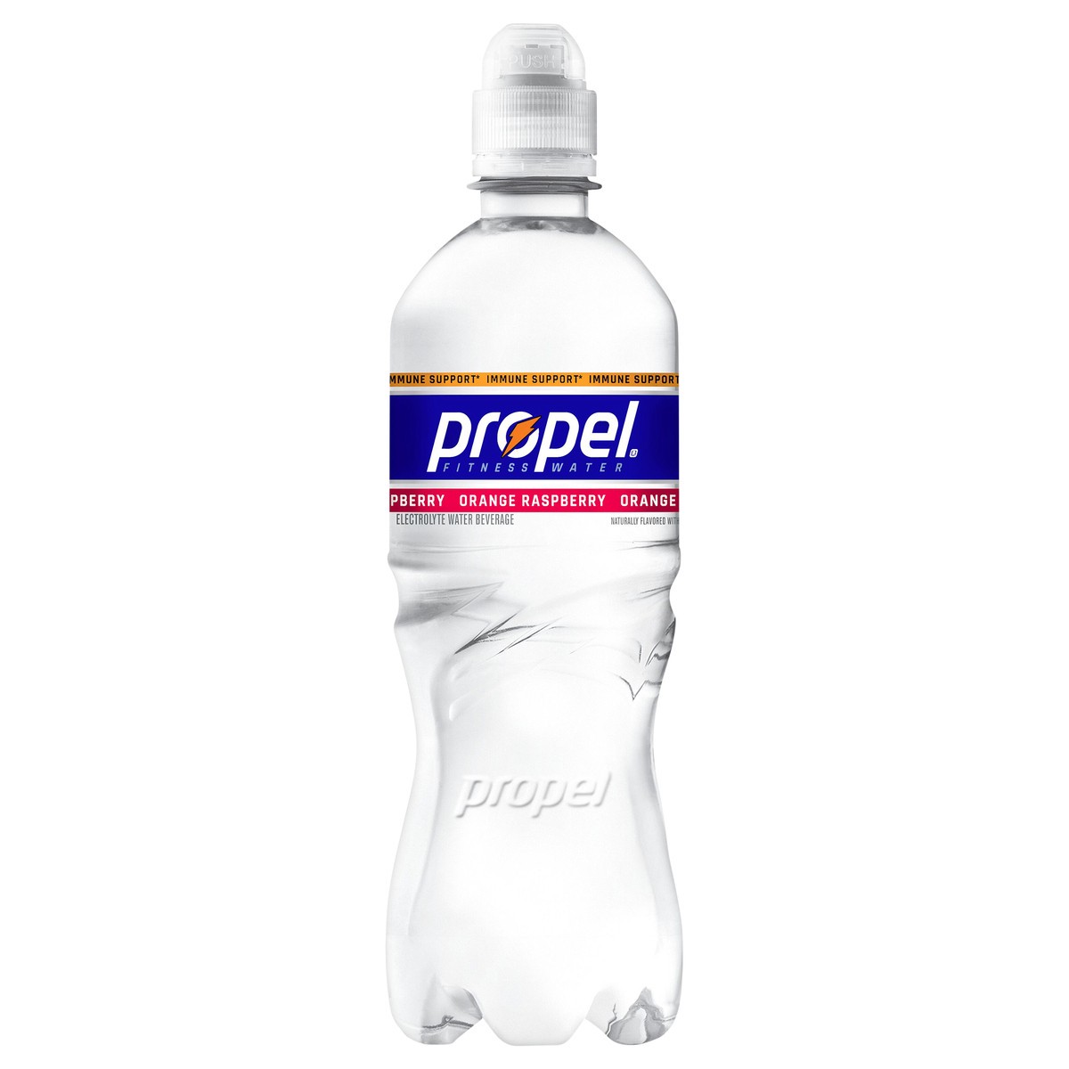 slide 1 of 1, Propel Orange Raspberry Enhanced Water, 20 fl oz