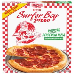 Surfer Boy Pizza Hand-Tossed Style Crust Radical Pepperoni Pizza 23 oz