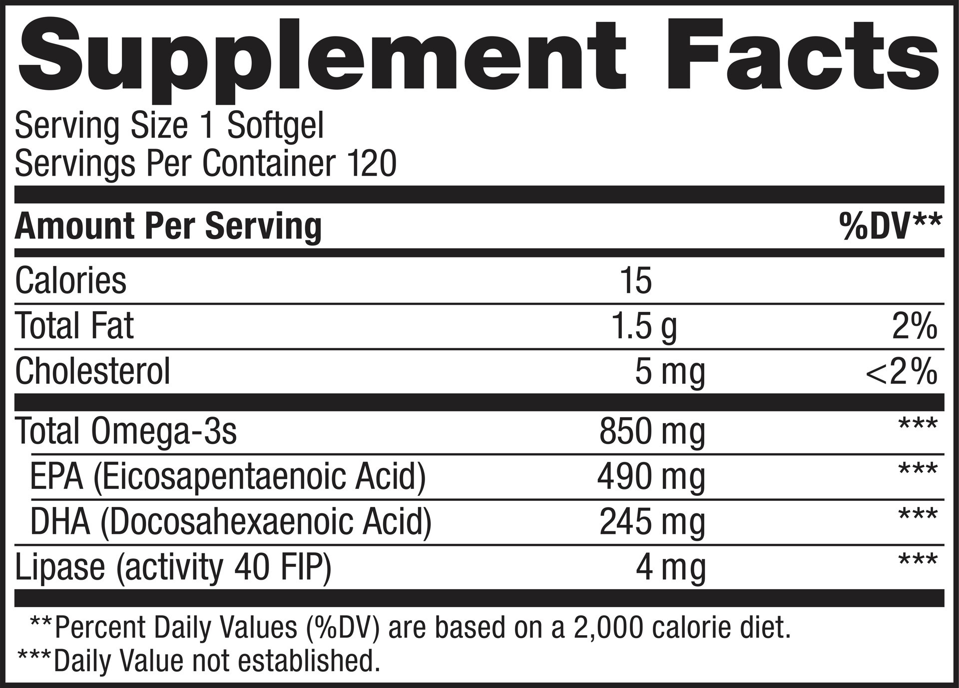 slide 3 of 5, Renew Life Norwegian Gold Critical Omega Fish Oil Supplement – 120 Softgels, 850 Mg, 120 ct