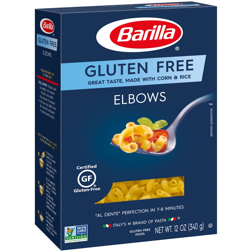 slide 3 of 11, Barilla Gluten Free Elbows, 12 oz