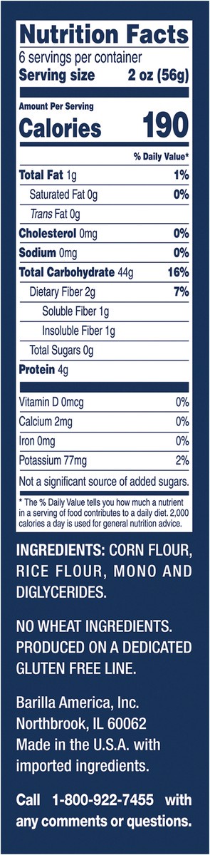 slide 6 of 9, Barilla Gluten Free Elbows Pasta, 12 oz