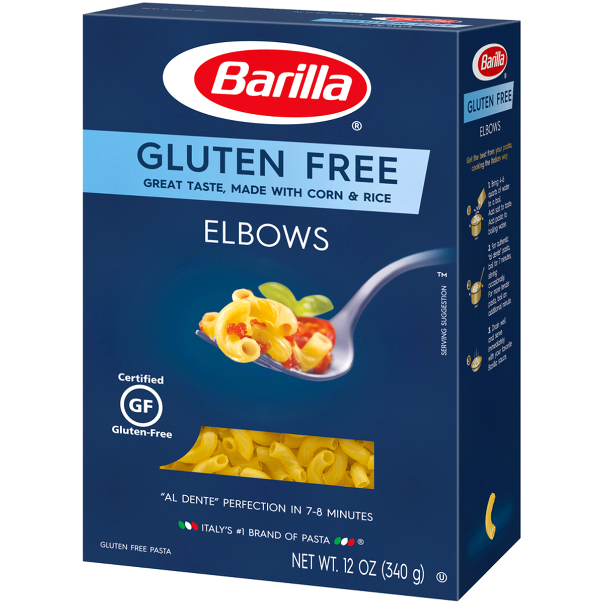 slide 10 of 11, Barilla Gluten Free Elbows, 12 oz