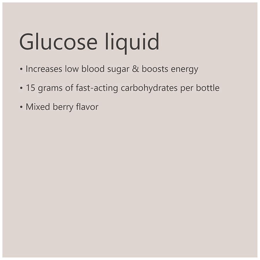 slide 3 of 5, Walgreens Mixed Berry Flavor Glucose Liquid, 2 fl oz