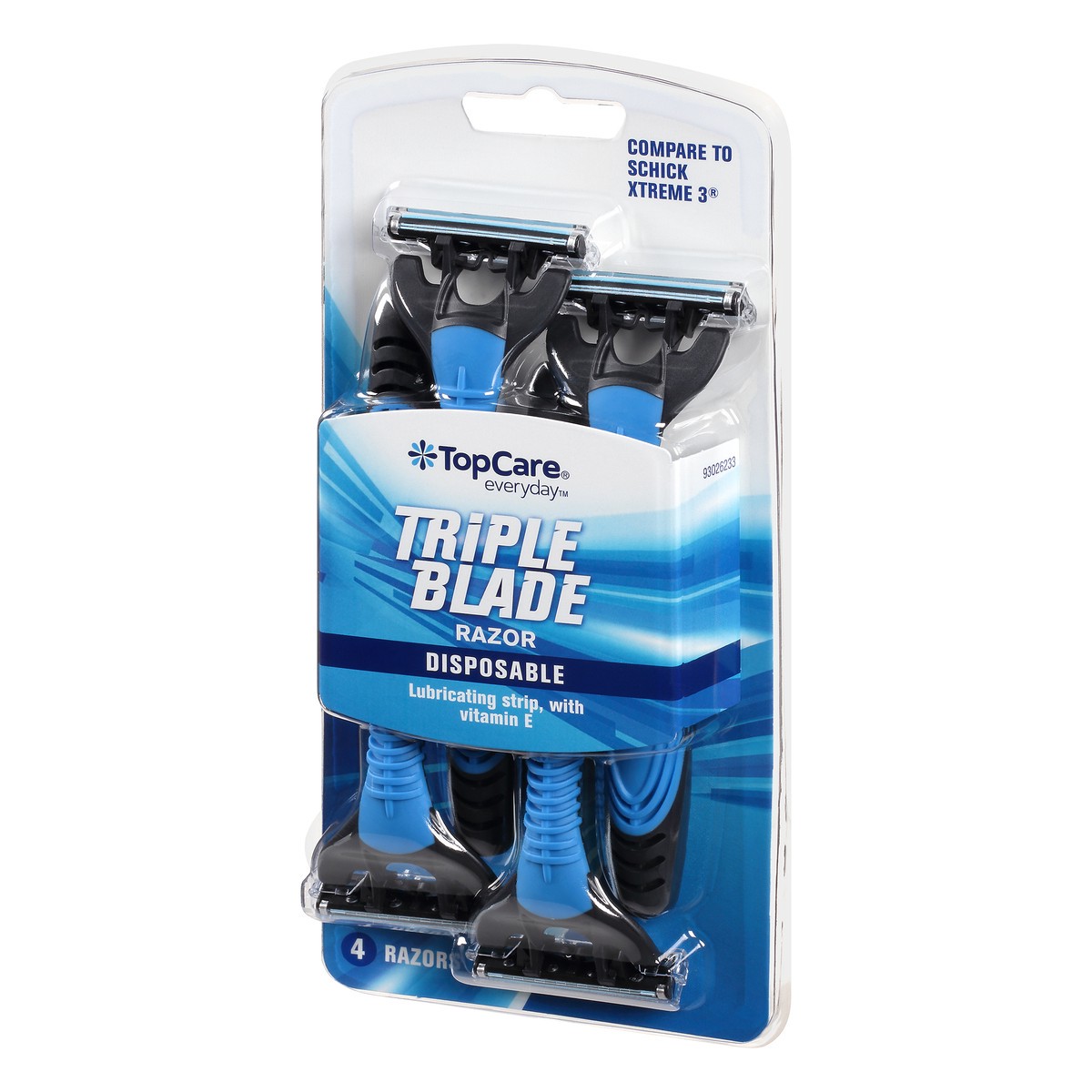 slide 5 of 11, TopCare Everyday Triple Blade Disposable Razors 4 ea, 4 ct