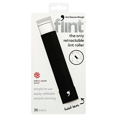 slide 1 of 1, Flint Lint Remover Device Black, 30 ct