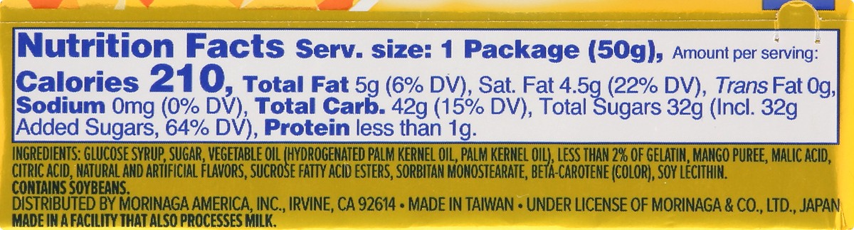 slide 13 of 13, Hi-Chew Hi Chew Mango Fruity Chewy Candy, 1.76 oz