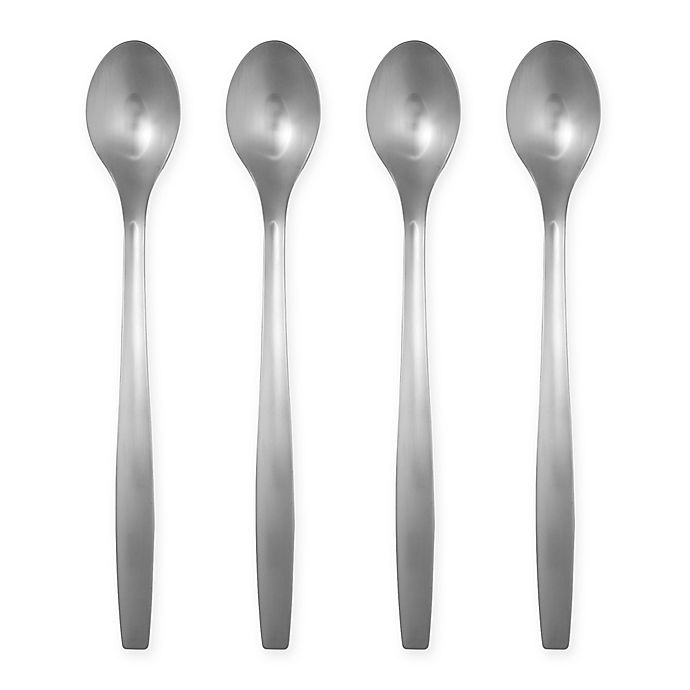 slide 1 of 2, Gourmet Settings Caf Latte Satin Spoons - Matte Finish, 4 ct