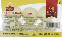 Kramer Farms Hord-Boiled Eggs 6 ea