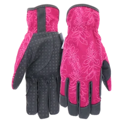 Mud Hidex Dot Grip Gloves - Floral Magenta