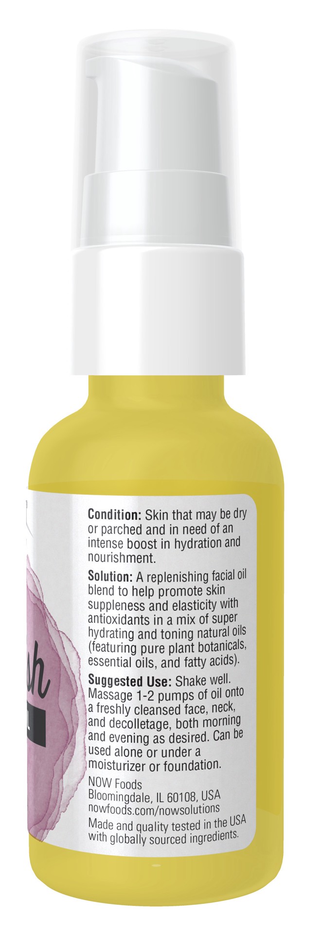 slide 4 of 5, NOW Solutions Nourish Facial Oil, 1 oz