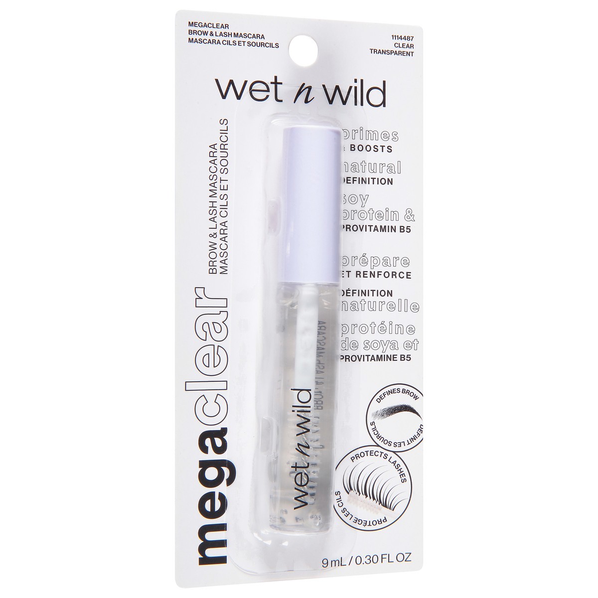 slide 2 of 9, wet n wild Mega Clear Clear Transparent 114487 Brow & Lash Mascara 0.30 fl oz, 1 ct