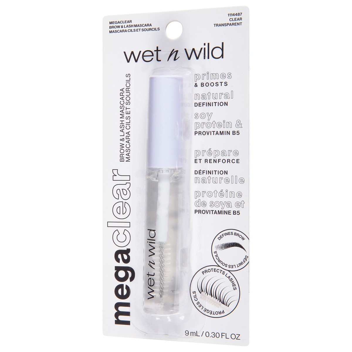 slide 9 of 9, wet n wild Mega Clear Clear Transparent 114487 Brow & Lash Mascara 0.30 fl oz, 1 ct