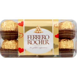 Ferrero Rocher Valentine's Day The Golden Experience Fine Hazelnut Chocolates - 7 oz