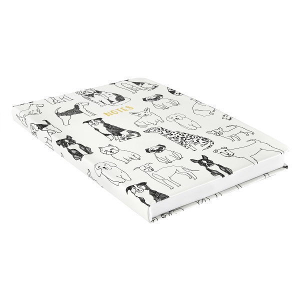 slide 2 of 2, Eccolo Notebook, 6"" x 8"", 1 Subject, College Rule, 256 Pages, Dog, 1 ct