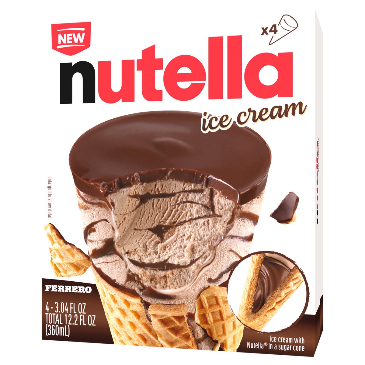 slide 11 of 15, Nutella Ice Cream Cones, 3.04 oz