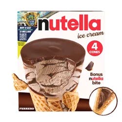 Nutella Ice Cream Cones, 4 pk